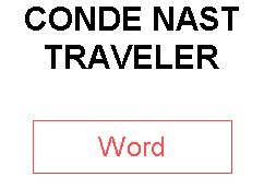 CONDE NAST TRAVELER