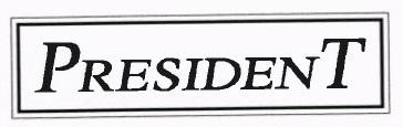 PRESIDENT