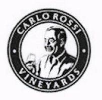 CARLO ROSSI VINEYARDS seal