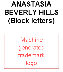 ANASTASIA BEVERLY HILLS (Block letters)