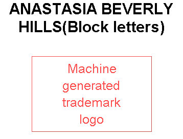 ANASTASIA BEVERLY HILLS (Block letters)