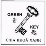 GREEN KEY, Vietnamese and Chinese characters & Device