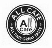 "ALL CAFÃ‰, all time great taste Logo''