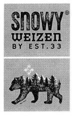 SNOWY WEIZEN BY EST. 33 and Device