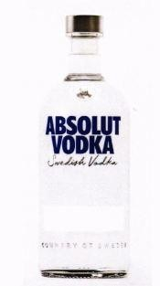 ABSOLUT VODKA bottle 2020 (dressed, frontview, 2D)