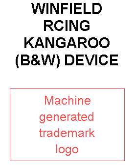 WINFIELD RCING KANGAROO (B&W) DEVICE