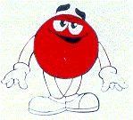 M & MS' RED CHARATER ( WITHOURT '' M '' )