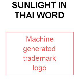 SUNLIGHT IN THAI WORD