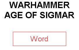 WARHAMMER AGE OF SIGMAR