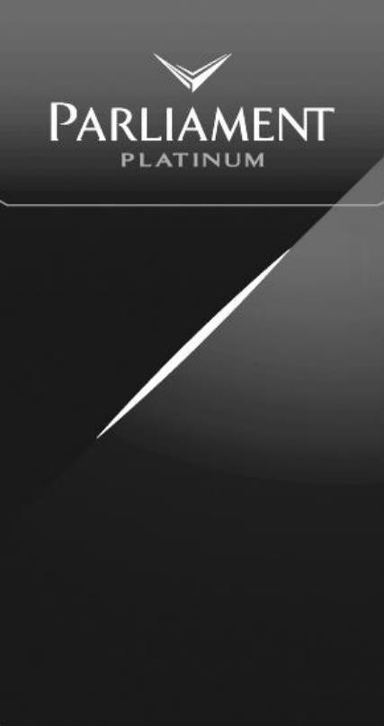 PARLIAMENT PLATINUM Front Label (Black & White)