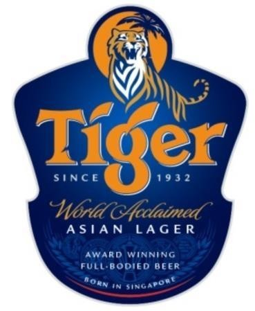 Tiger, World Acclaimed, Asian Lager and logo