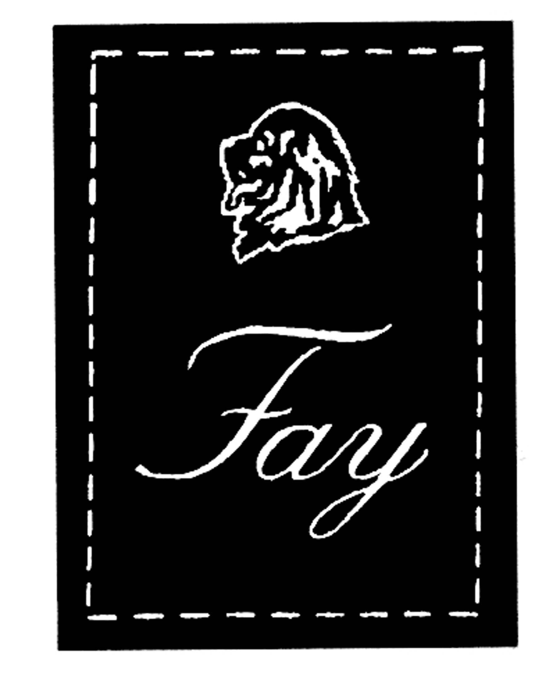 FAY, BLACK NEWFOUNDLAND DOG'S HEAD RECTANGLE Figurative