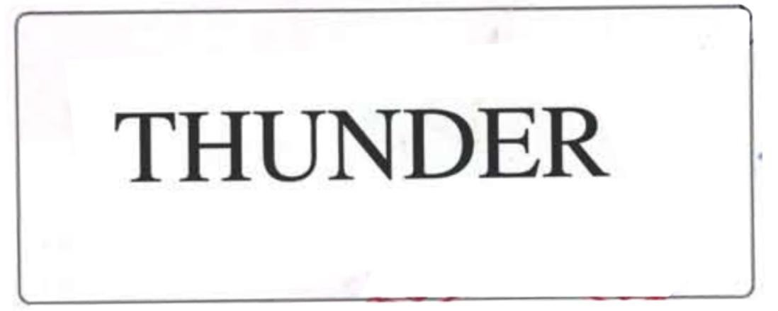 THUNDER