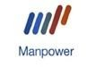 MANPOWER & Striped Logo