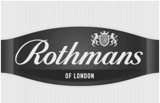 ROTHMANS OF LONDON STYLISED WITH CREST LOZENGE (LABEL) (DARK BLUE) (2012)