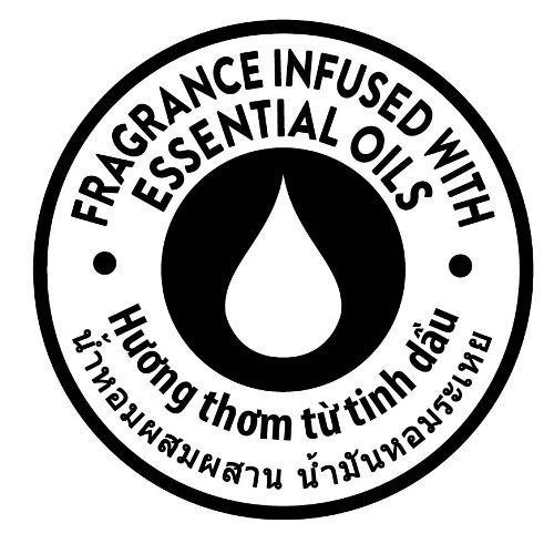 FRAGRANCE INFUSED WITH ESSENTIAL OILS (& THAI) – น้ำหอมผสานน้ำมันหอมระเหย (& VIETNAMESE) - Hương thơm từ tinh dầu with TEARDROP Device