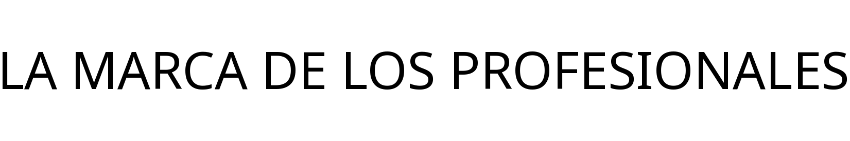 LA MARCA DE LOS PROFESIONALES