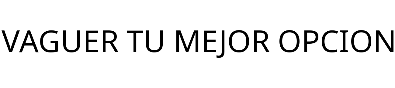 VAGUER TU MEJOR OPCION