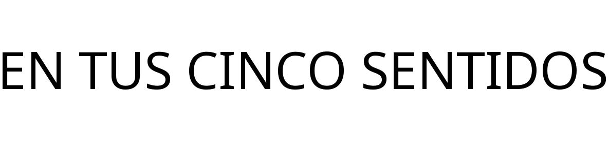 EN TUS CINCO SENTIDOS