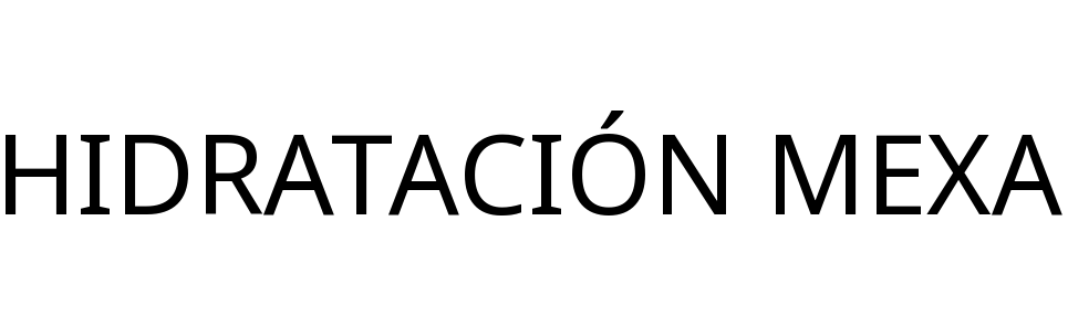 HIDRATACIÓN MEXA
