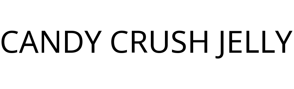CANDY CRUSH JELLY