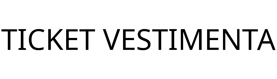 TICKET VESTIMENTA