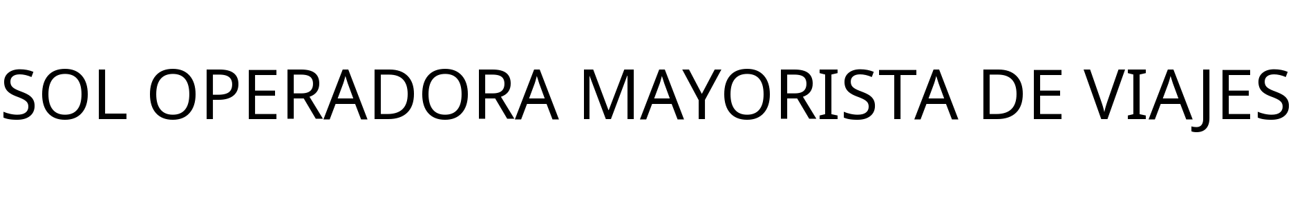 SOL OPERADORA MAYORISTA DE VIAJES
