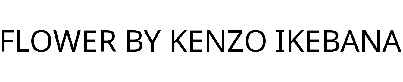 FLOWER BY KENZO IKEBANA