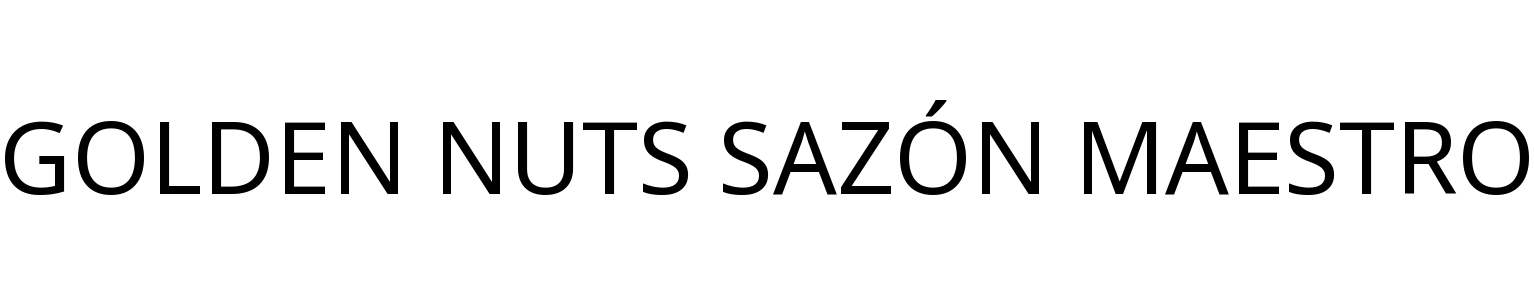 GOLDEN NUTS SAZÓN MAESTRO