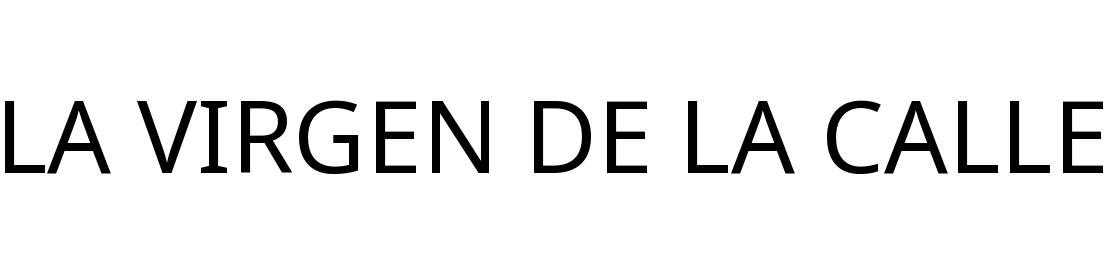 LA VIRGEN DE LA CALLE