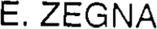 E. ZEGNA