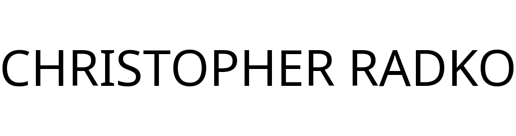 CHRISTOPHER RADKO