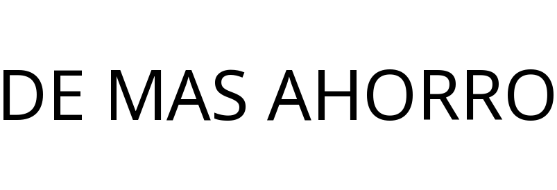DE MAS AHORRO