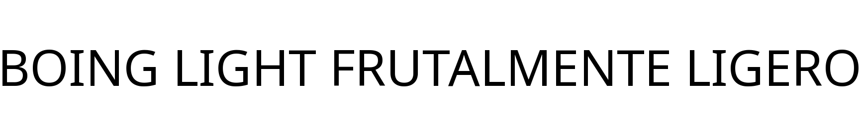 BOING LIGHT FRUTALMENTE LIGERO