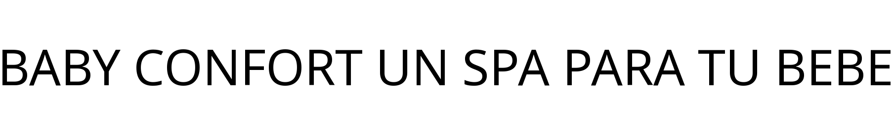 BABY CONFORT UN SPA PARA TU BEBE