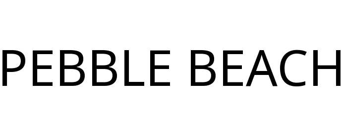 PEBBLE BEACH