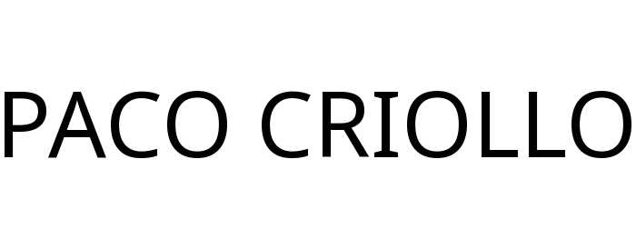 PACO CRIOLLO