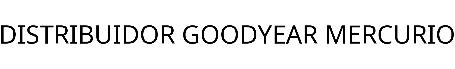 DISTRIBUIDOR GOODYEAR MERCURIO