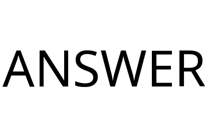 ANSWER