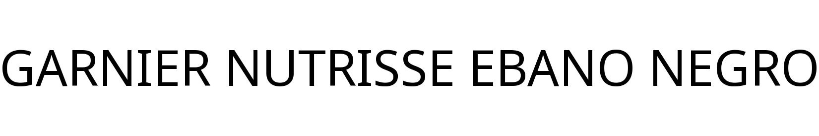 GARNIER NUTRISSE EBANO NEGRO