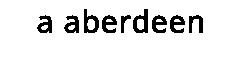 a aberdeen