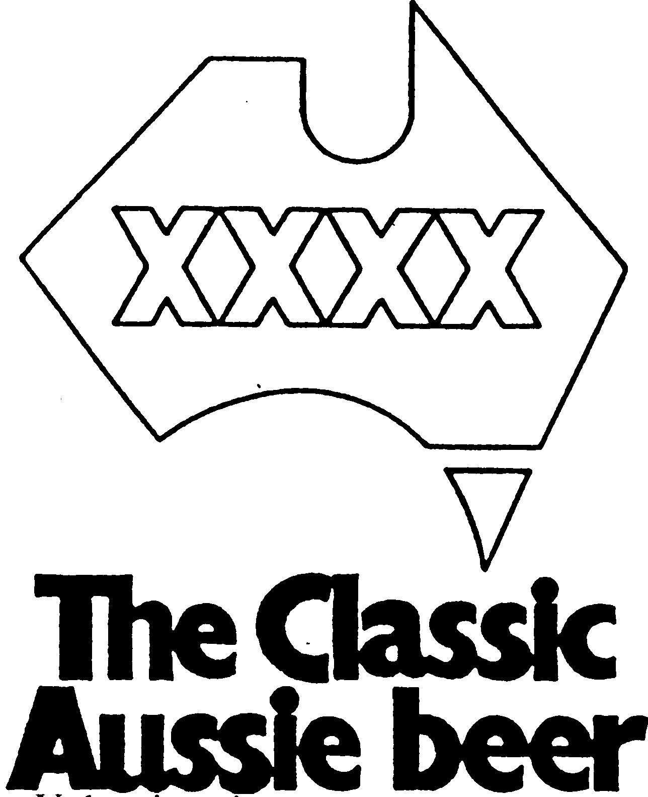 XXXX The Classic Aussie beer