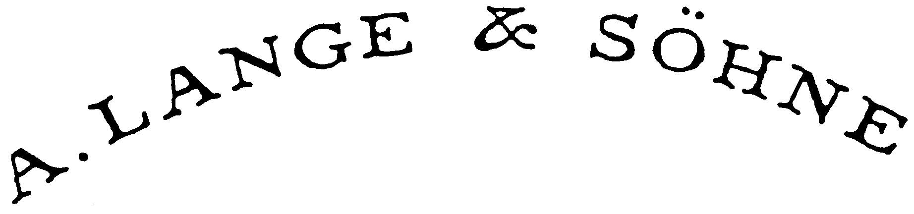 A. LANGE & SÖHNE
