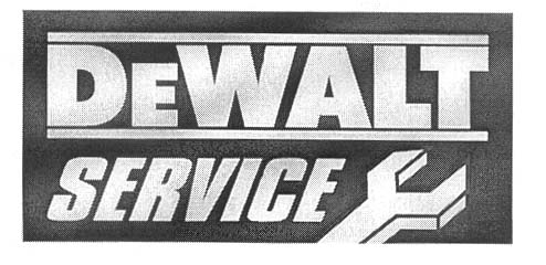DeWalt SERVICE