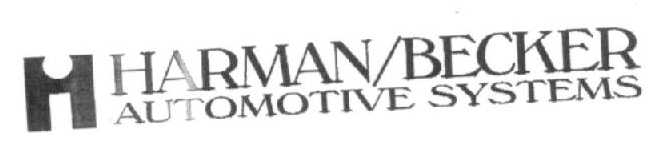 H HARMAN/BECKER AUTOMOTIVE SYSTEMS