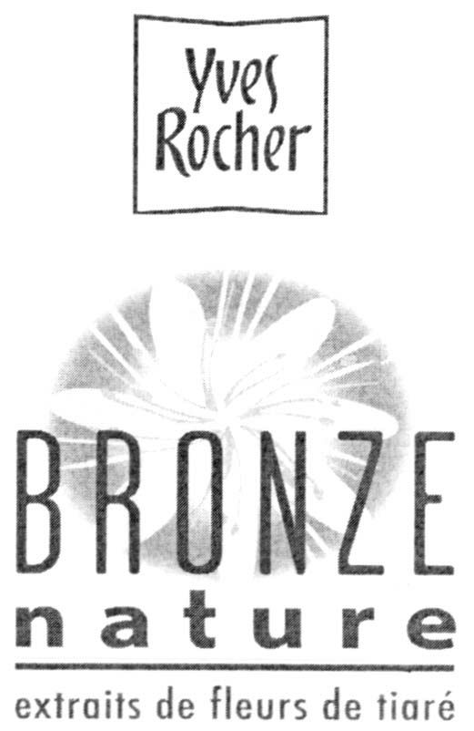 Yves Rocher BRONZE nature extraits de fleurs de tiaré