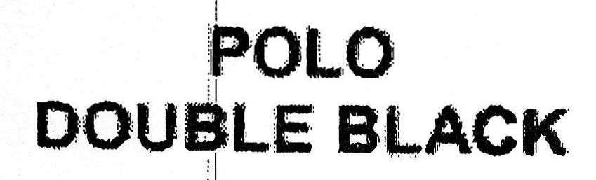POLO DOUBLE BLACK