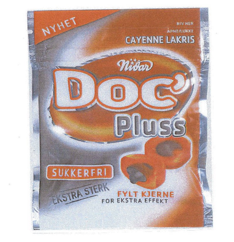CAYENNE LAKRIS Nidar Doc' Pluss SUKKERFRI FYLT KJERNE FOR EKSTRA EFFEKT