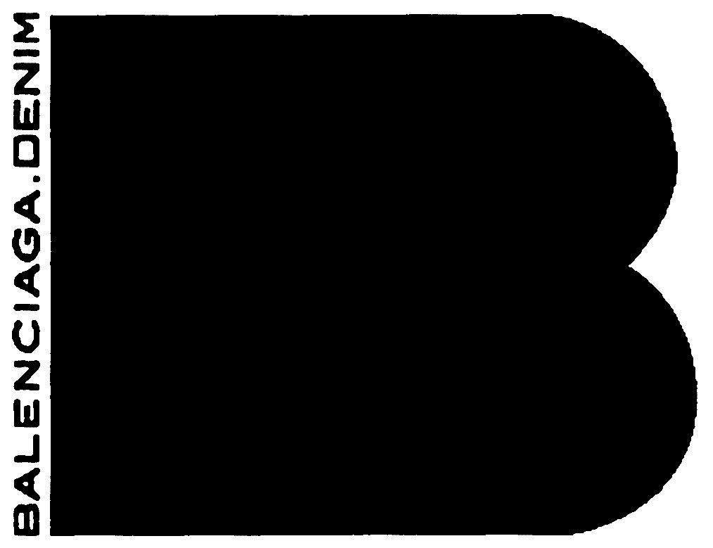 B BALENCIAGA DENIM