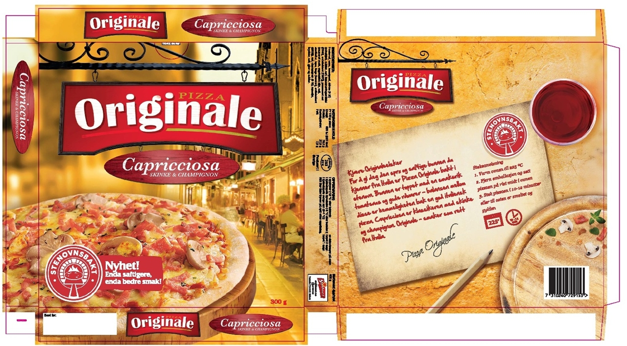 PIZZA Originale Capricciosa